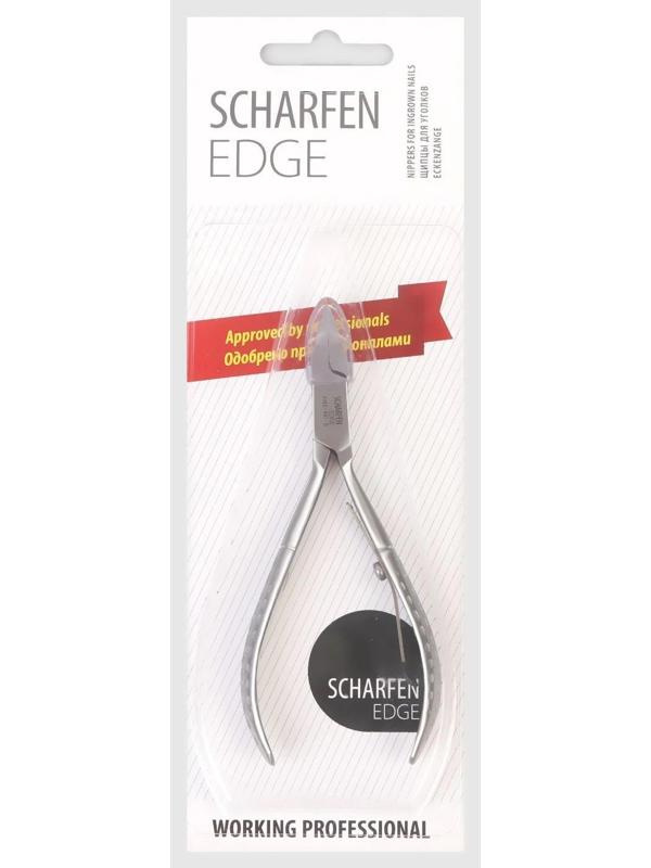 Кусачки педикюрные, 10 см, длина лезвия - 14 мм, на блистере, цвет матовый серебристый, PYEC-407-D-BJ