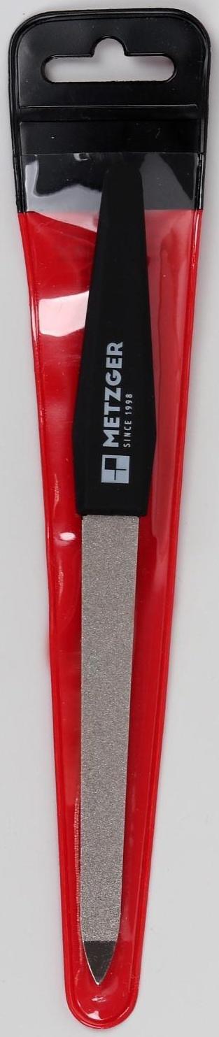 Пилка металлическая для ногтей, 15,2 см, в чехле, цвет чёрный, PF-927