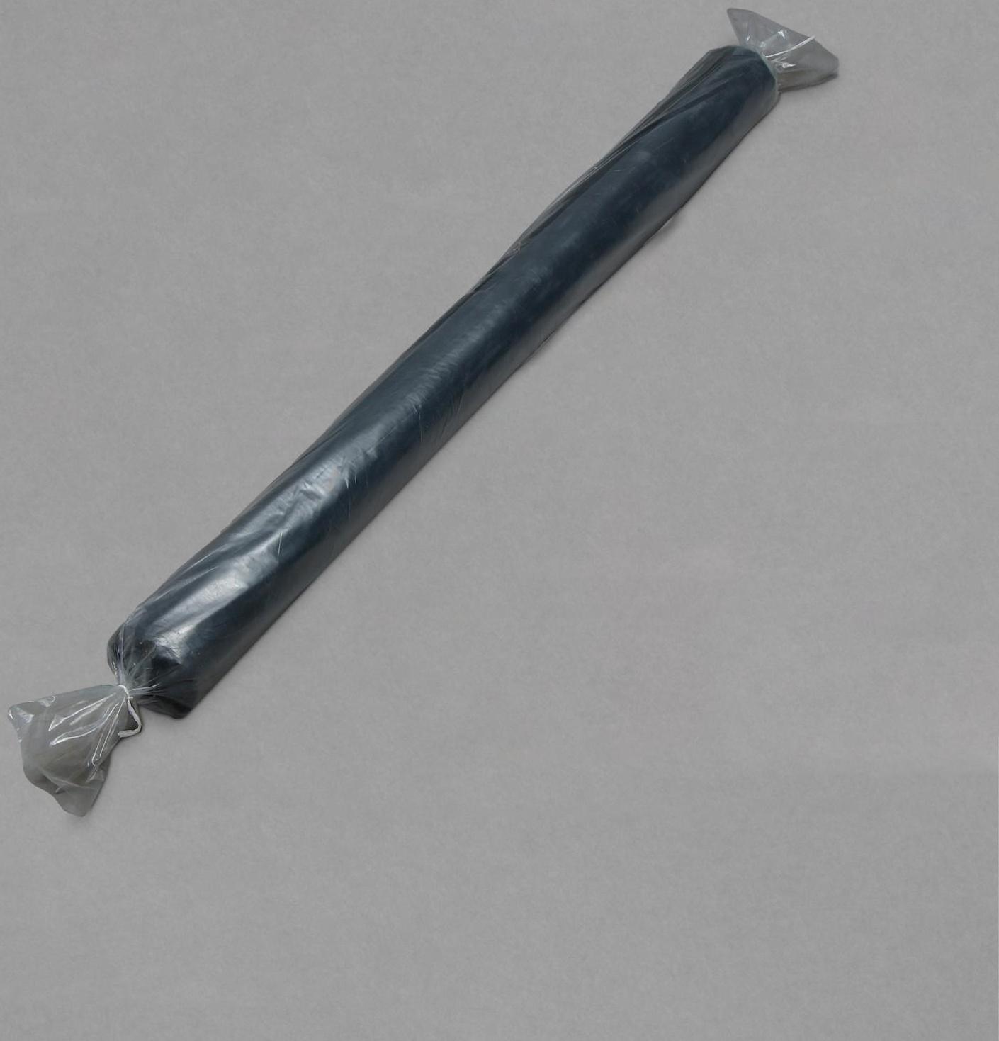 Плёнка полиэтиленовая, техническая, толщина 100 мкм, 100 × 3 м, рукав (2 × 1,5 м), чёрная, 2 сорт, Эконом 50 %