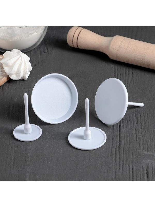 Набор кондитерских гвоздей Доляна, 4 шт: d=3,5/5/6/7 см