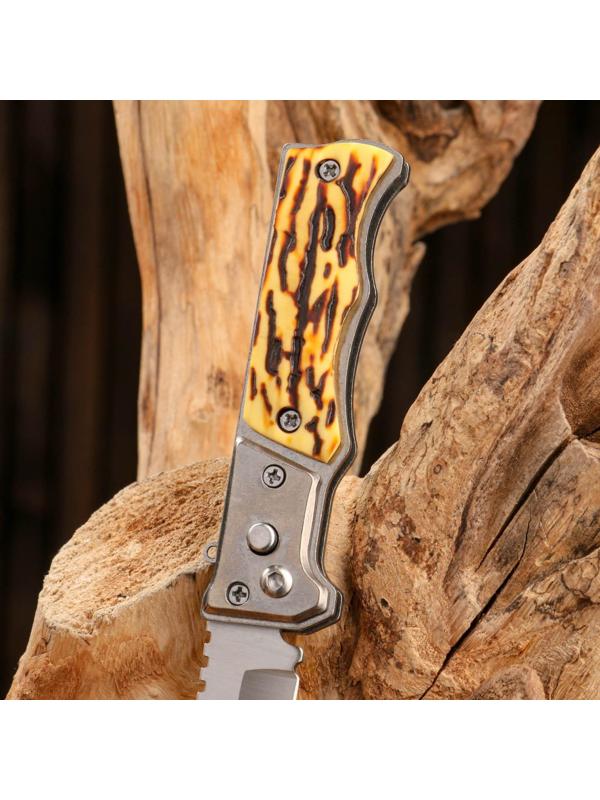 Нож выкидной полуавтомат, Мастер К клинок 7 см