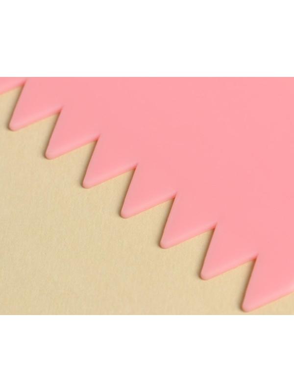 Набор шпателей кондитерских, 12×8 см, 11×7,5 см, 8,8×12,2 см, 3 предмета, цвет МИКС