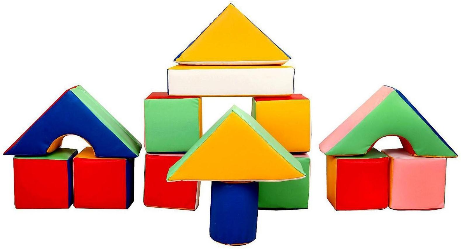 Детский игровой конструктор, 14 элементов, МИКС