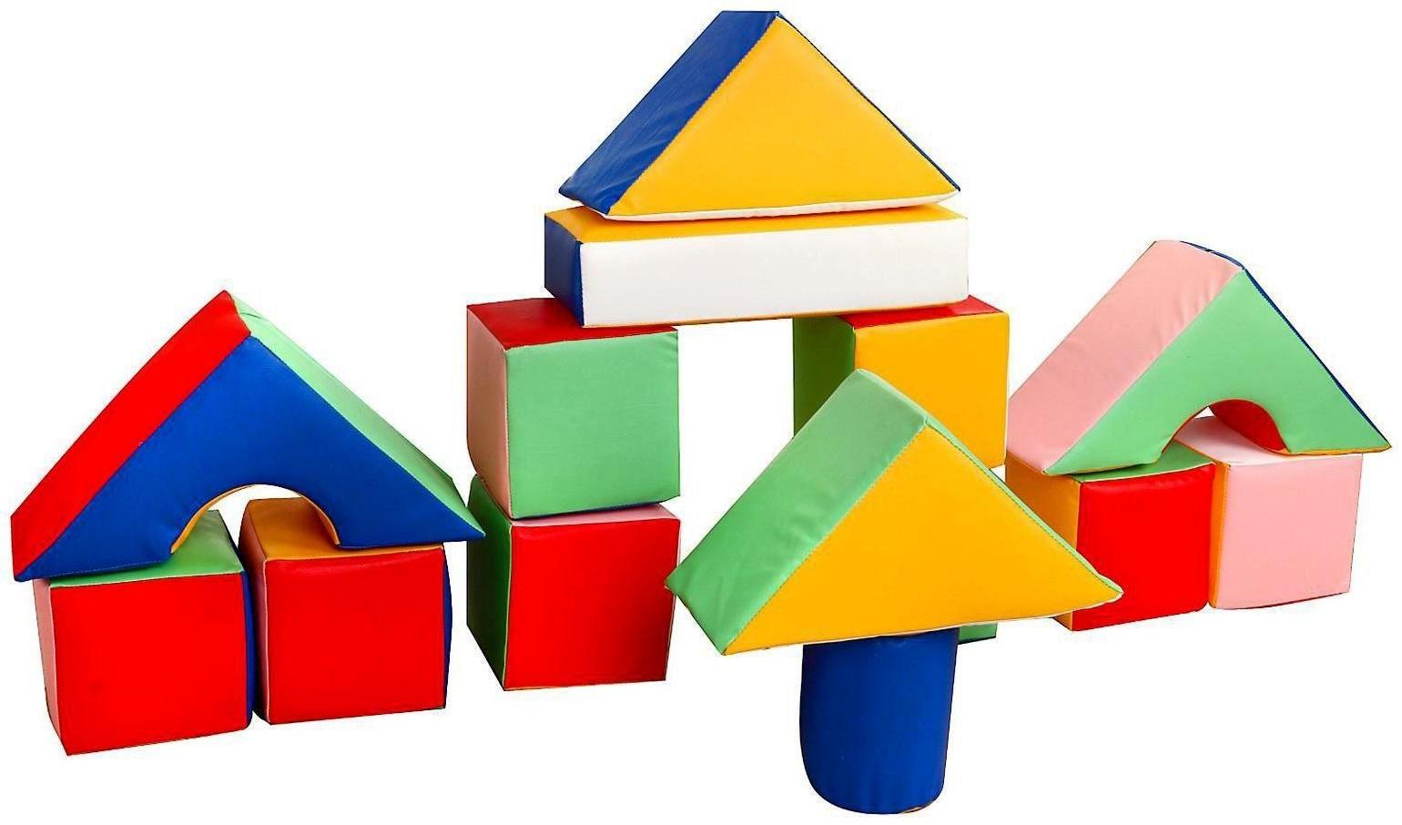 Детский игровой конструктор, 14 элементов, МИКС