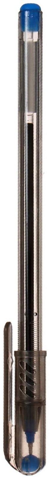 Ручка шариковая MY-TECH, 0.7 мм, стержень синий, корпус прозрачный, игольчатый пишущий узел