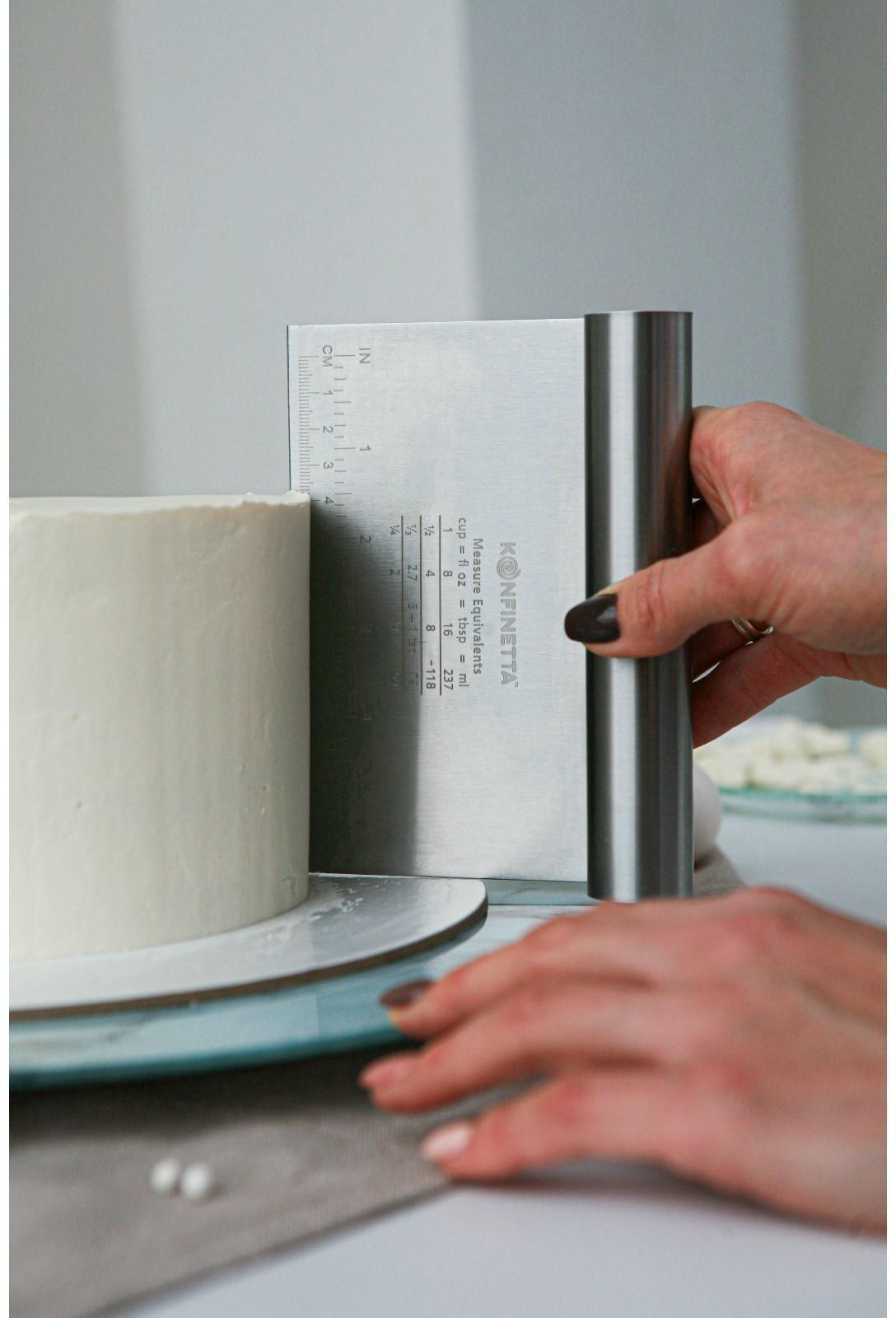 Шпатель кондитерский с размерной линейкой, 15×12 см