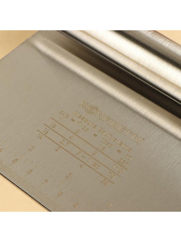 Шпатель кондитерский с размерной линейкой, 15×12 см