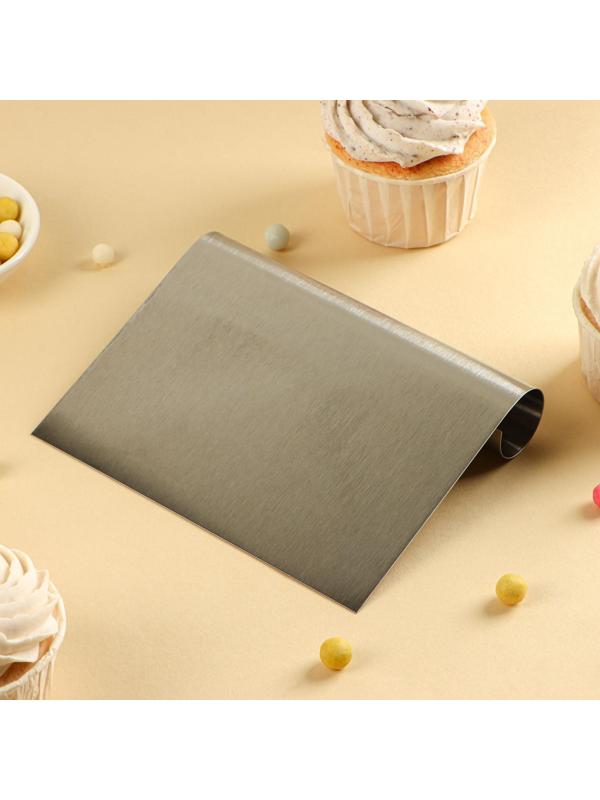 Шпатель кондитерский с размерной линейкой, 15×12 см