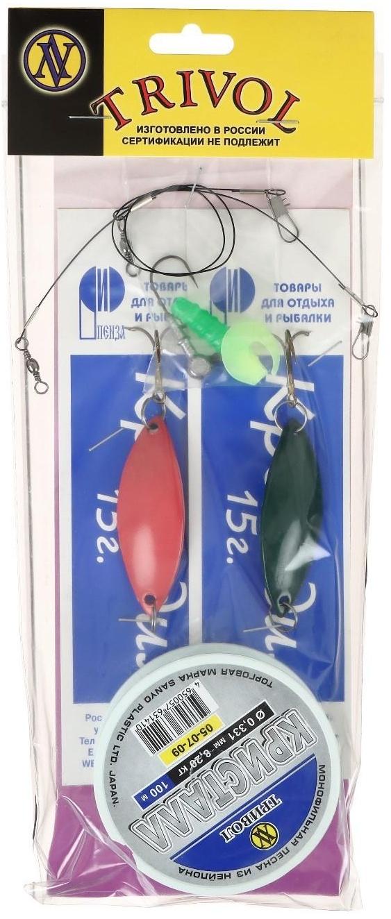 Набор рыболовный летний «Спиннингист», цвета микс