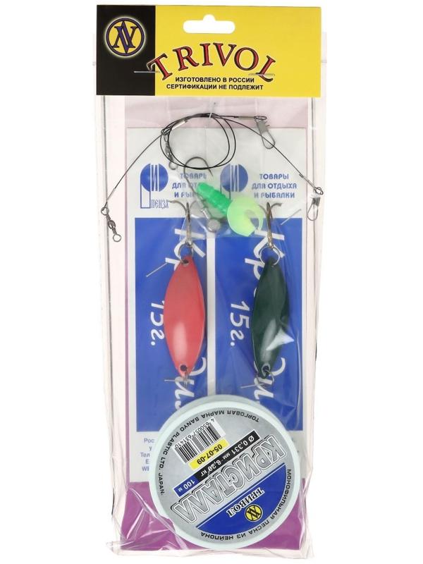 Набор рыболовный летний «Спиннингист», цвета микс