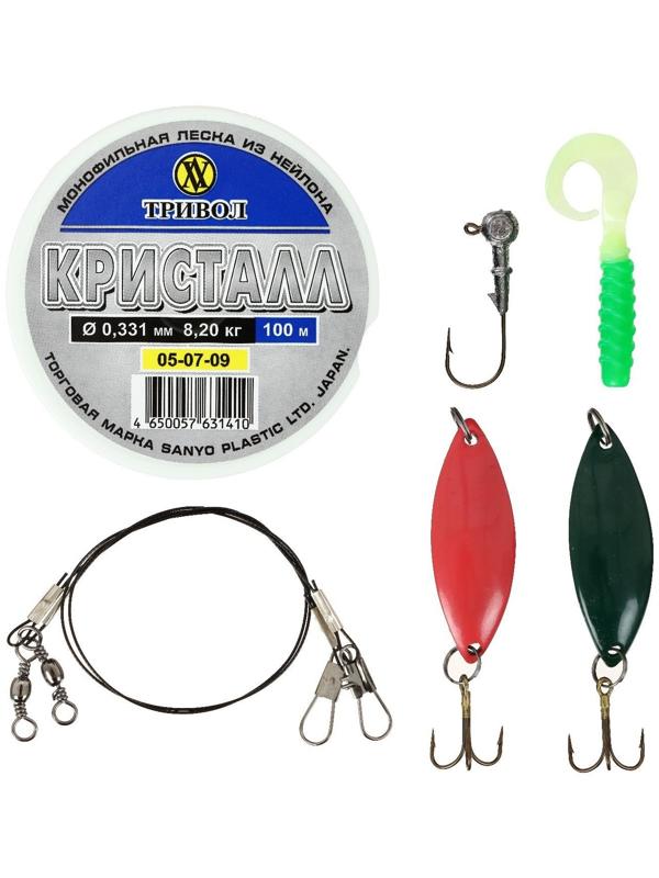 Набор рыболовный летний «Спиннингист», цвета микс