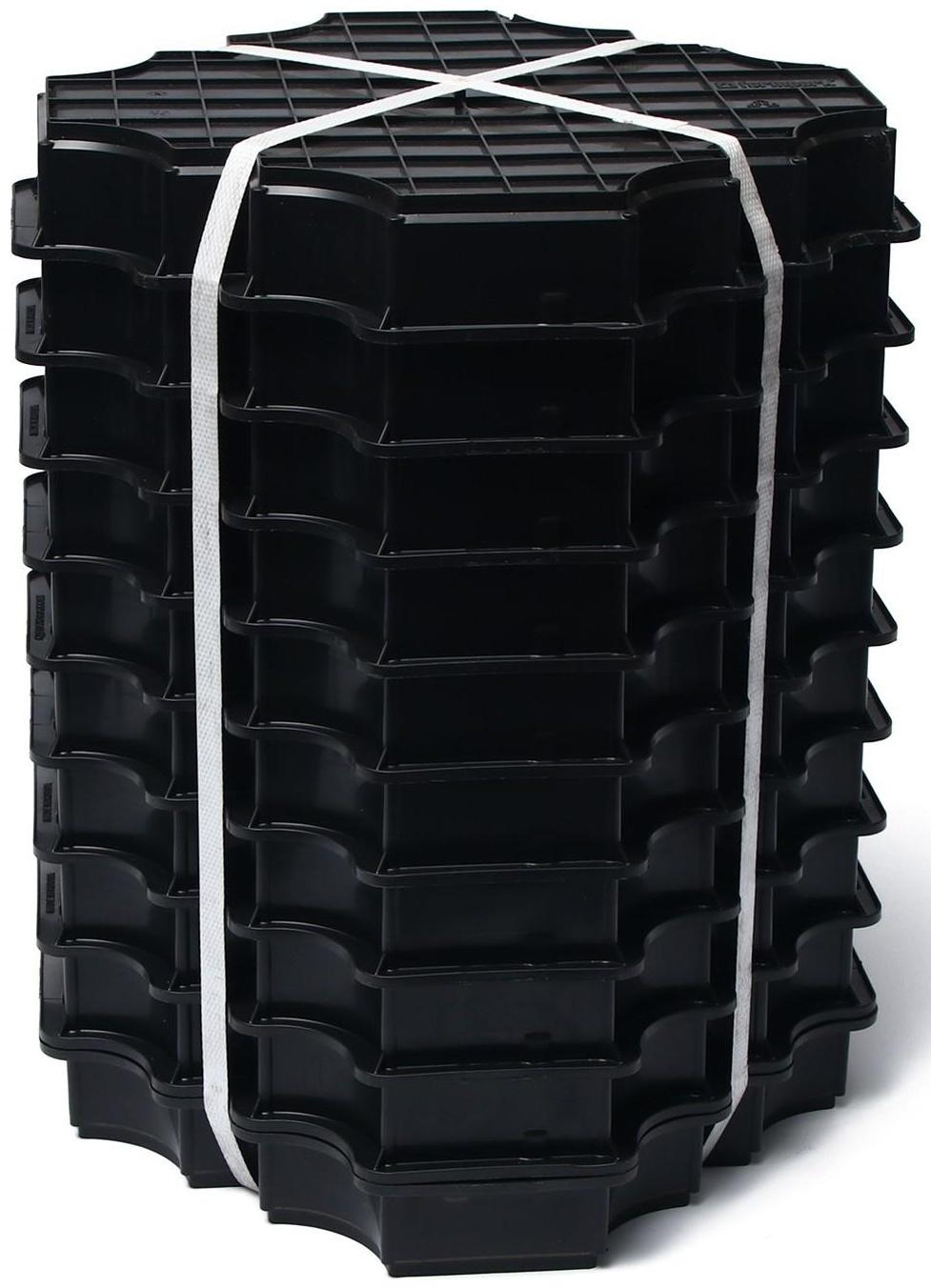 Форма для тротуарной плитки «Клевер краковский большой», 29 × 29 × 4 см, шагрень, 1 шт.