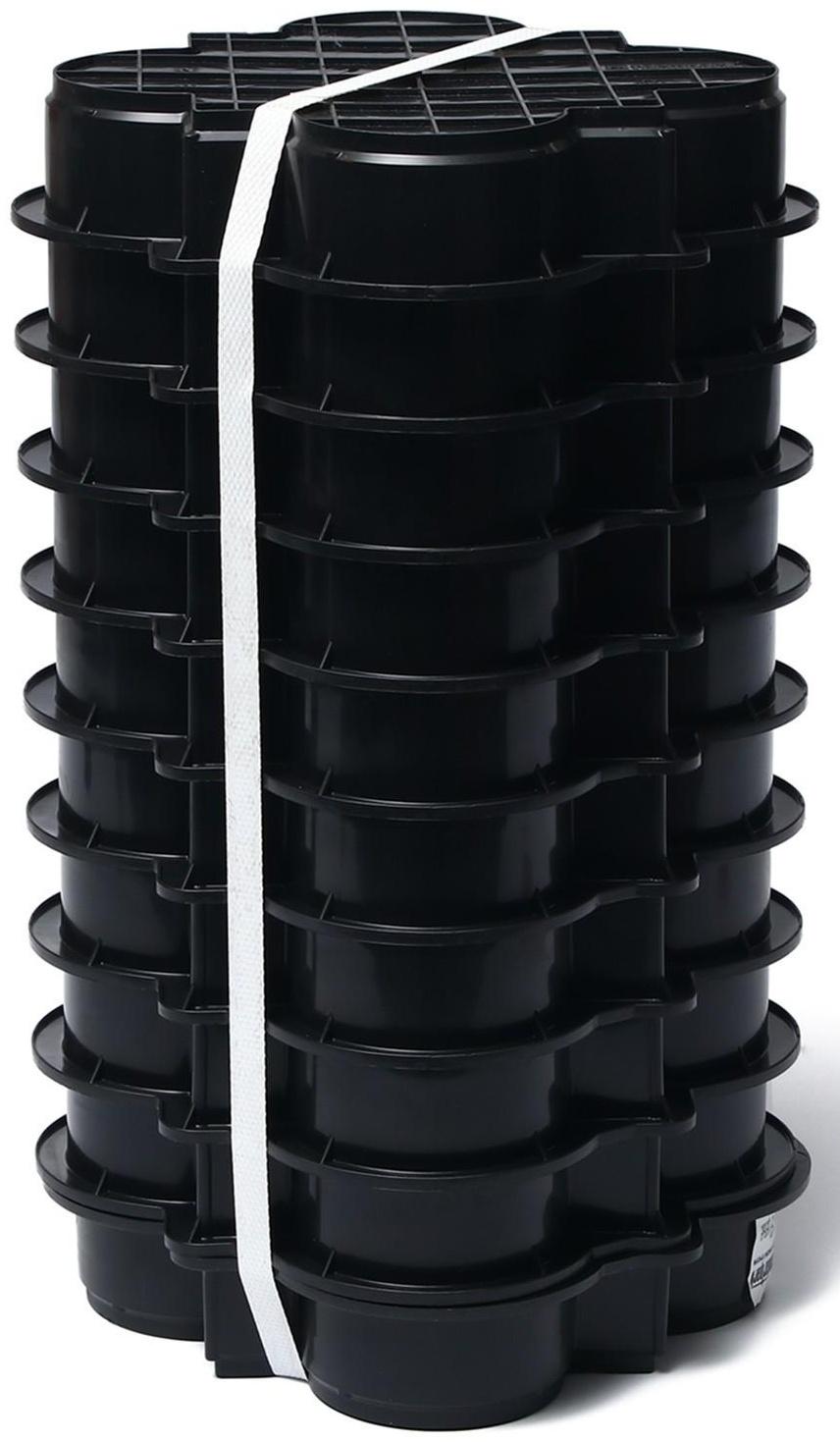 Форма для тротуарной плитки «Клевер краковский малый», 21,5 × 21,5 × 4 см, гладкий, 1 шт.