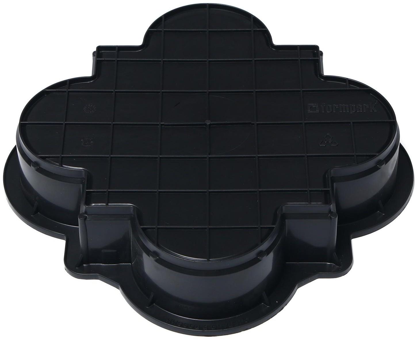 Форма для тротуарной плитки «Клевер краковский малый», 21,5 × 21,5 × 4 см, гладкий, 1 шт.