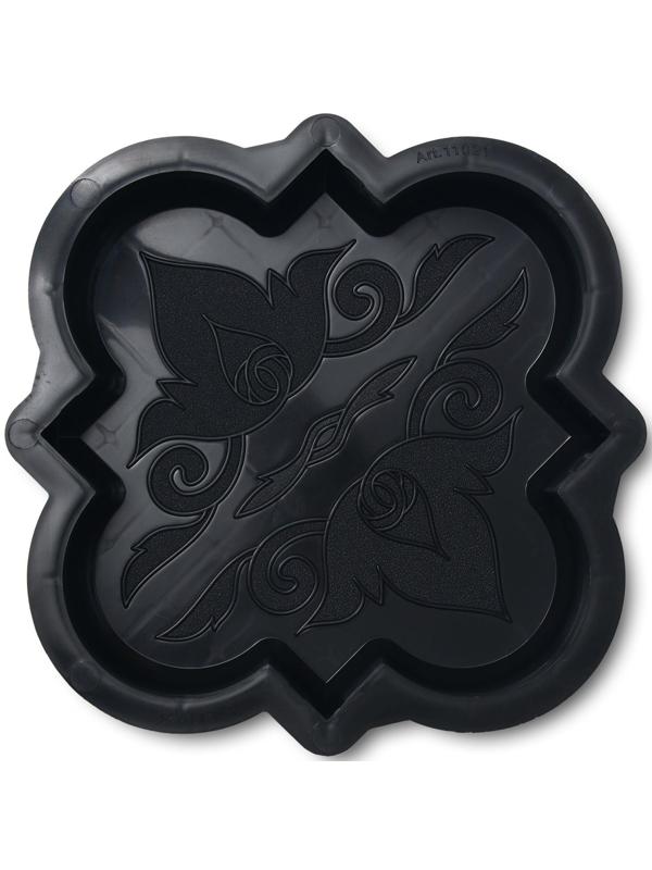 Форма для тротуарной плитки «Клевер краковский малый», 21,5 × 21,5 × 4 см, гладкий, 1 шт.