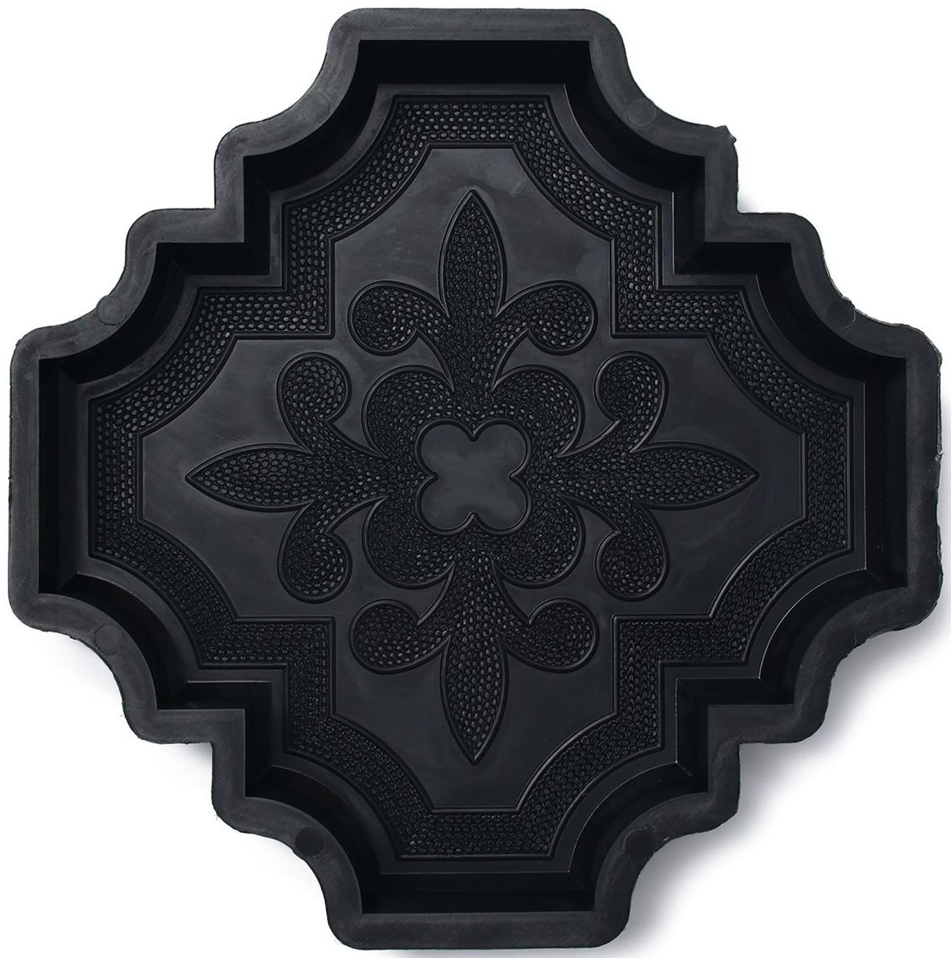 Форма для тротуарной плитки «Клевер краковский большой», 29,8 × 29,8 × 4,5 см, 1 шт.