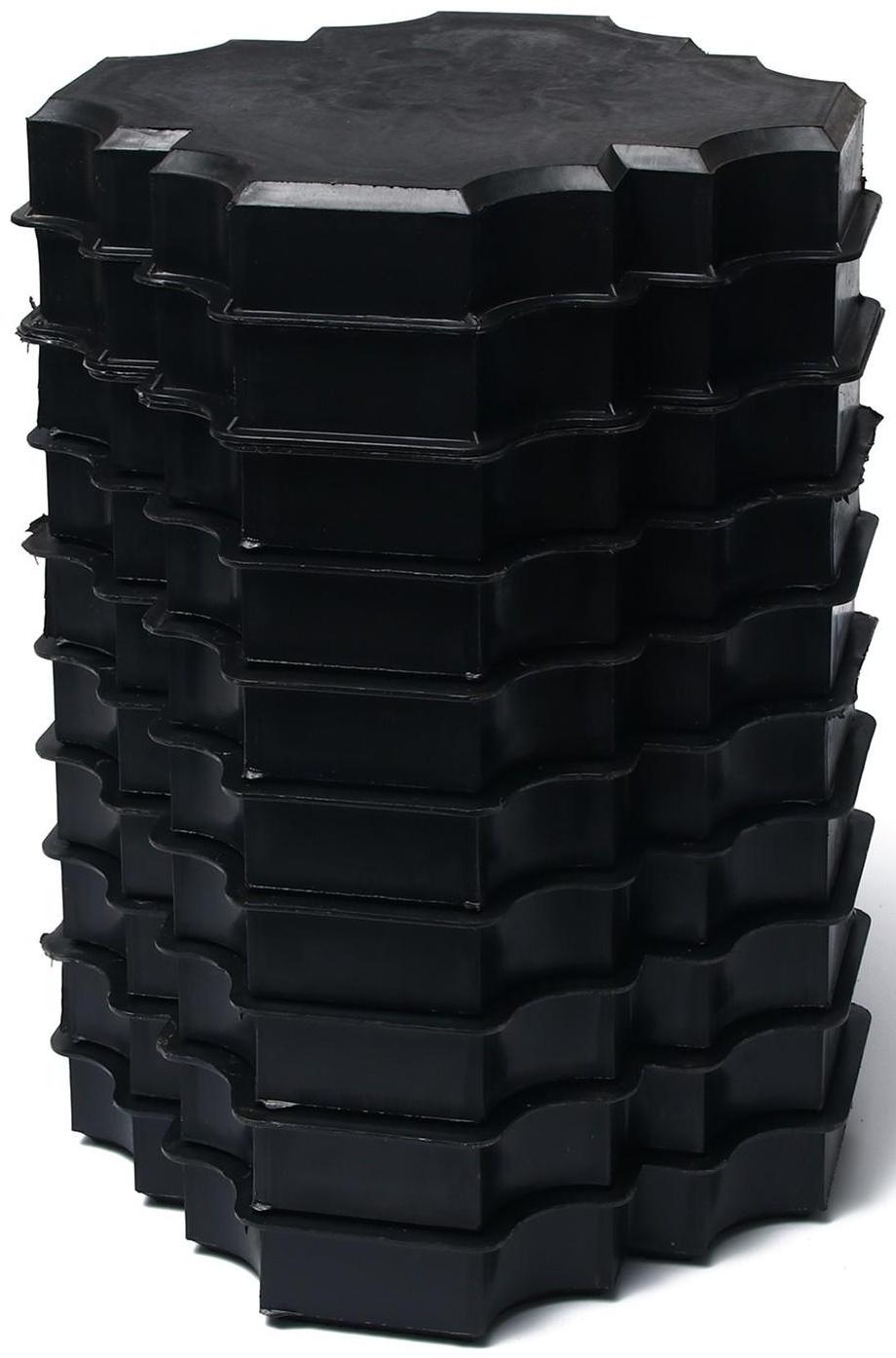 Форма для тротуарной плитки «Клевер краковский большой», 29,8 × 29,8 × 4,5 см, 1 шт.