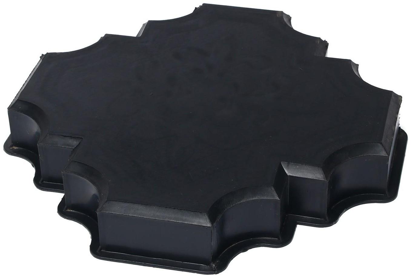 Форма для тротуарной плитки «Клевер краковский большой», 29,8 × 29,8 × 4,5 см, 1 шт.