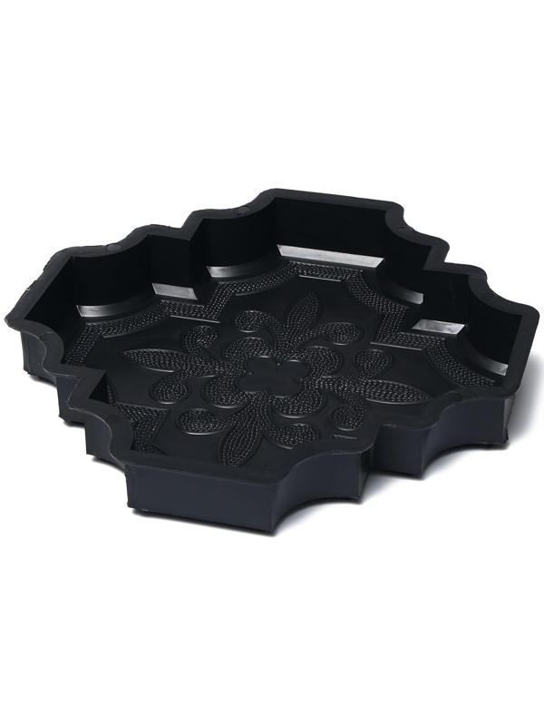 Форма для тротуарной плитки «Клевер краковский большой», 29,8 × 29,8 × 4,5 см, 1 шт.