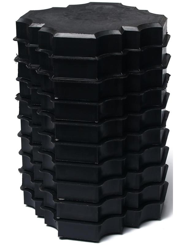 Форма для тротуарной плитки «Клевер краковский большой», 29,8 × 29,8 × 4,5 см, 1 шт.