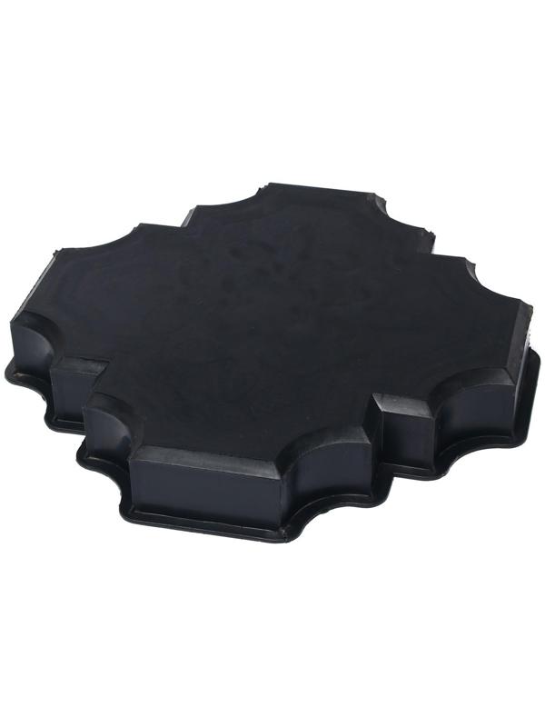 Форма для тротуарной плитки «Клевер краковский большой», 29,8 × 29,8 × 4,5 см, 1 шт.