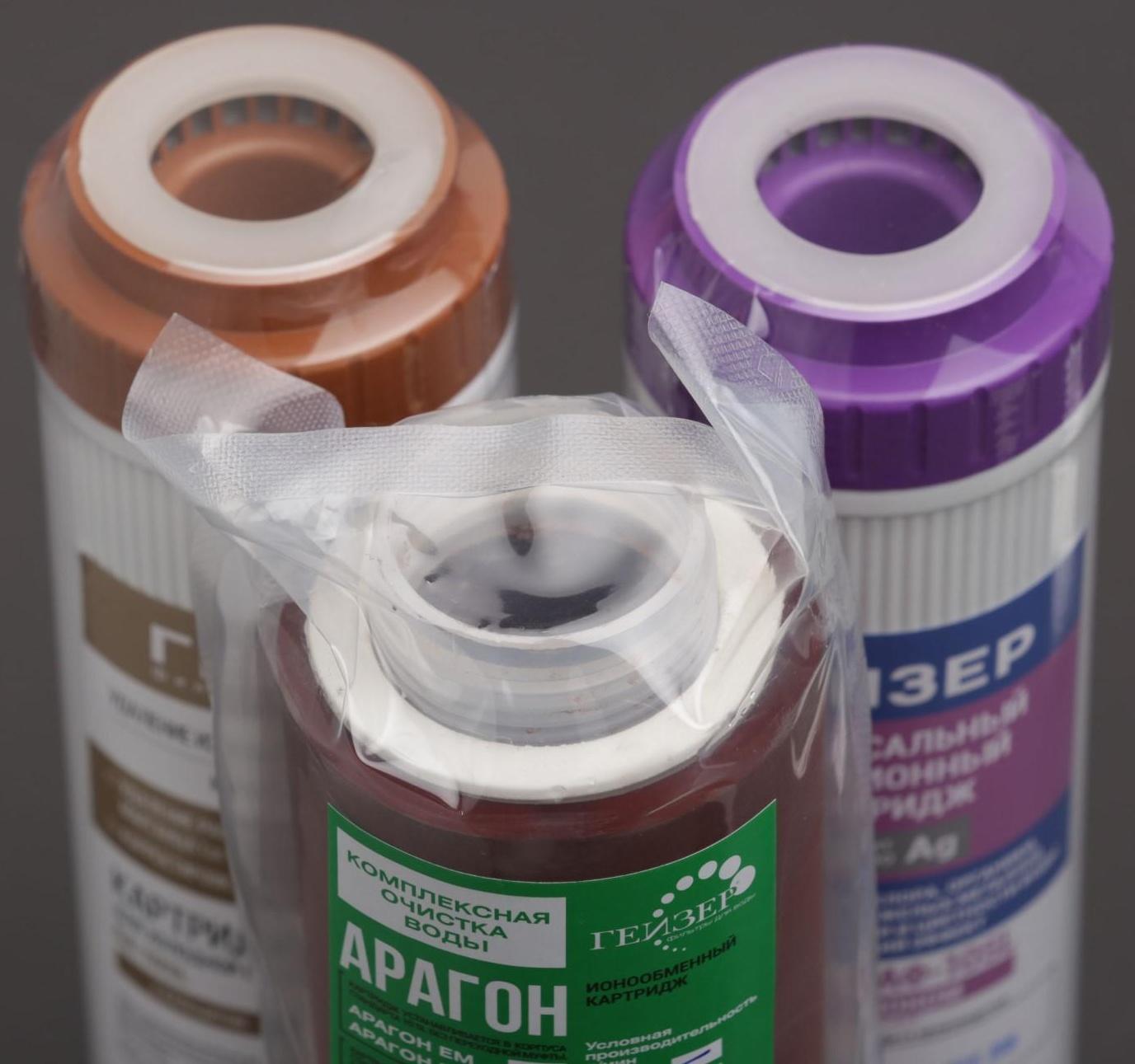 Комплект сменных картриджей для железистой воды К-3, к стационарному фильтру