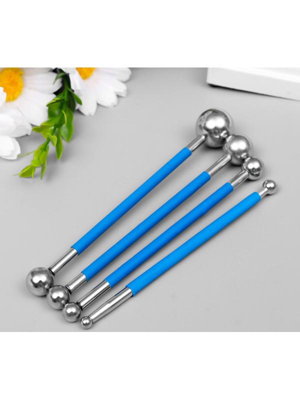 Набор инструментов для придания формы фоамирану 4 шт 14х7 см