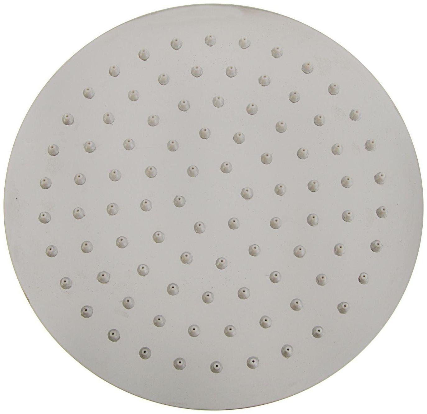 Душевая лейка Accoona А355, на шарнирном креплении, d=20 см, круг, нержавеющая сталь