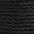 Шнур витой, d = 3 мм, 25 ± 1 м, цвет чёрный