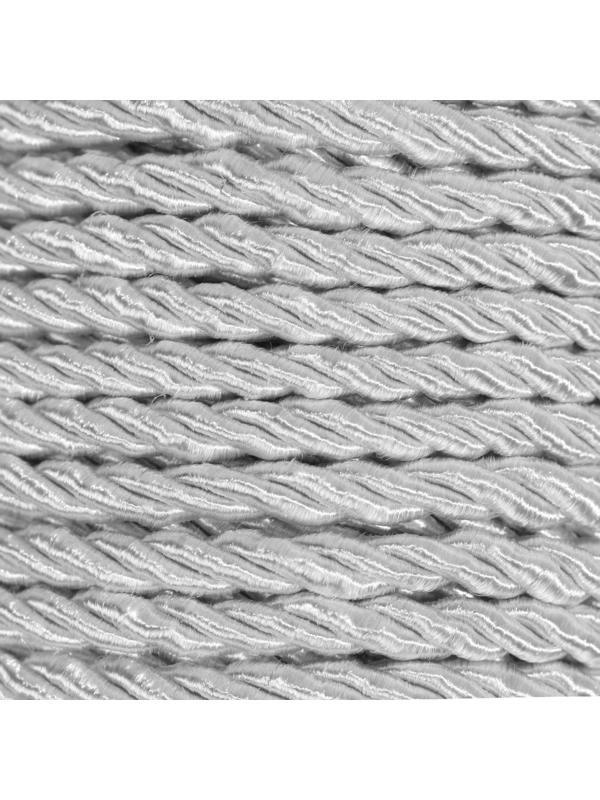 Шнур витой, d = 3 мм, 25 ± 1 м, цвет серебряный