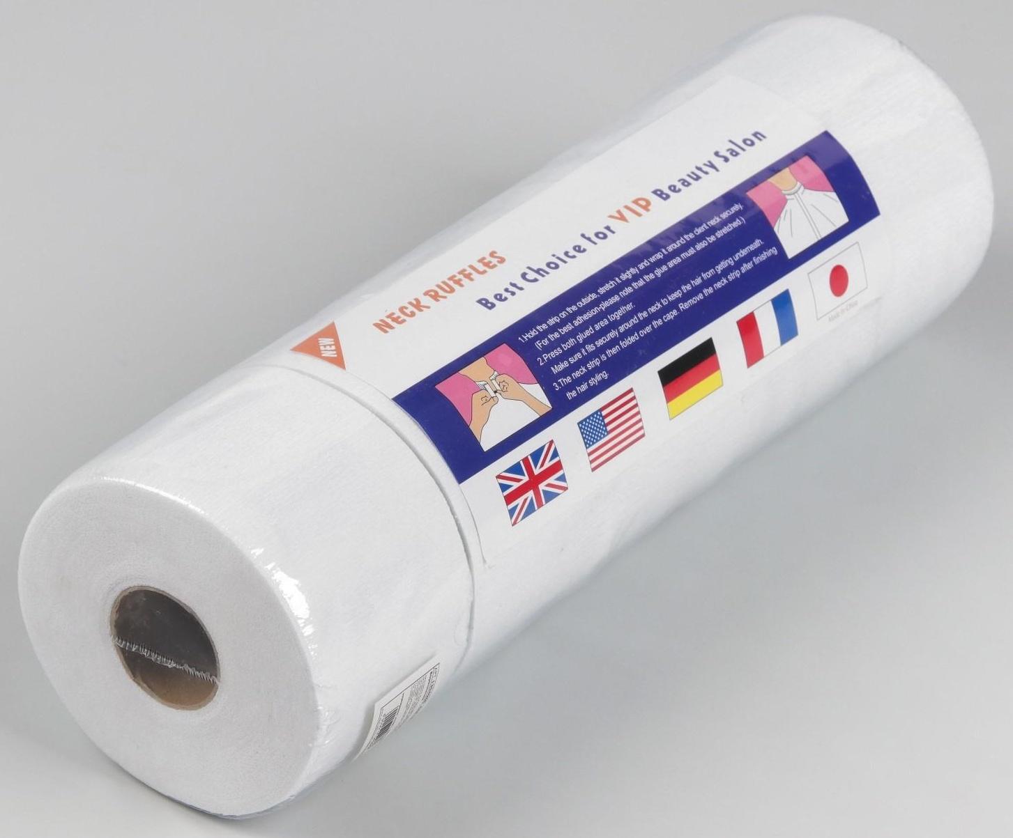 Воротнички бумажные с липучкой, 85 шт в рулоне