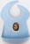 Нагрудник для кормления/слюнявчик непромакаемый с карманом, пластиковый, цвет голубой, МИКС