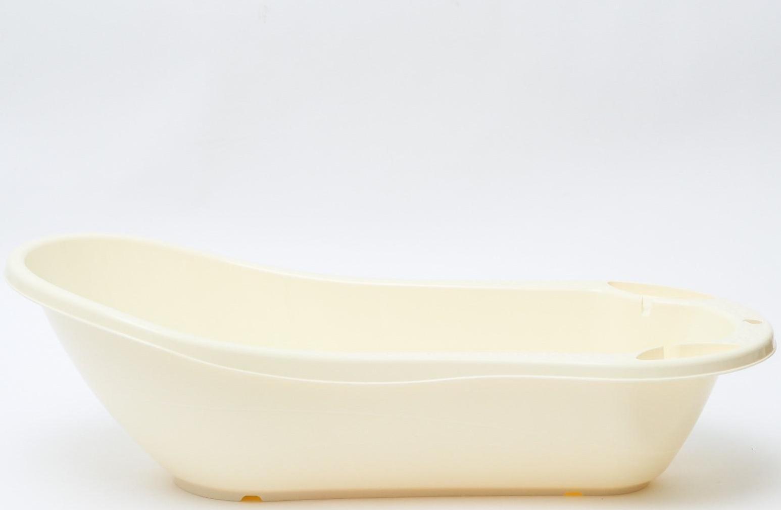 Ванна детская с клапаном для слива воды 100 см., цвет бежевый