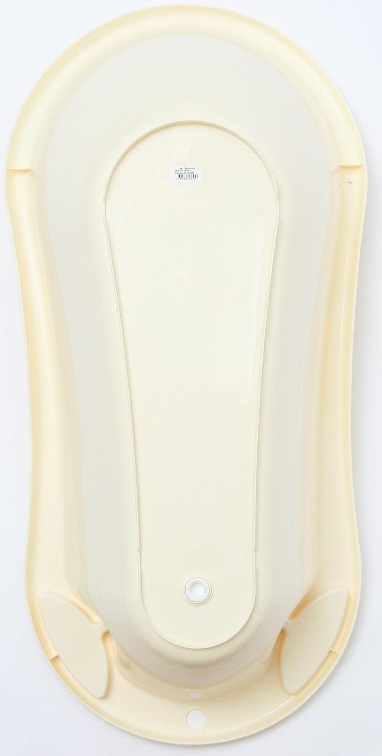 Ванна детская с клапаном для слива воды 100 см., цвет бежевый