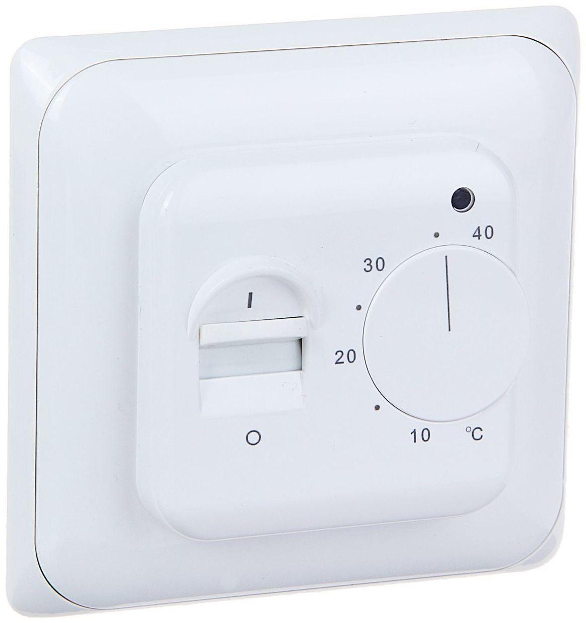 Терморегулятор Eastec RTC 70.26, механический, 16 А, 3500 Вт, 1 датчик