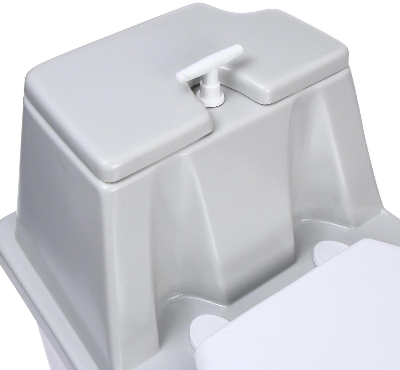 Биотуалет торфяной, 60 л, без ведра, с торфом, вентиляцией и дренажом, «Компакт М»