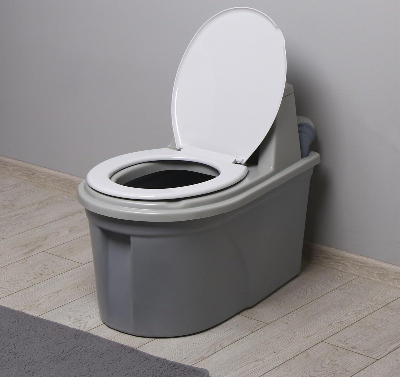 Биотуалет торфяной, 60 л, без ведра, с торфом, вентиляцией и дренажом, «Компакт М»