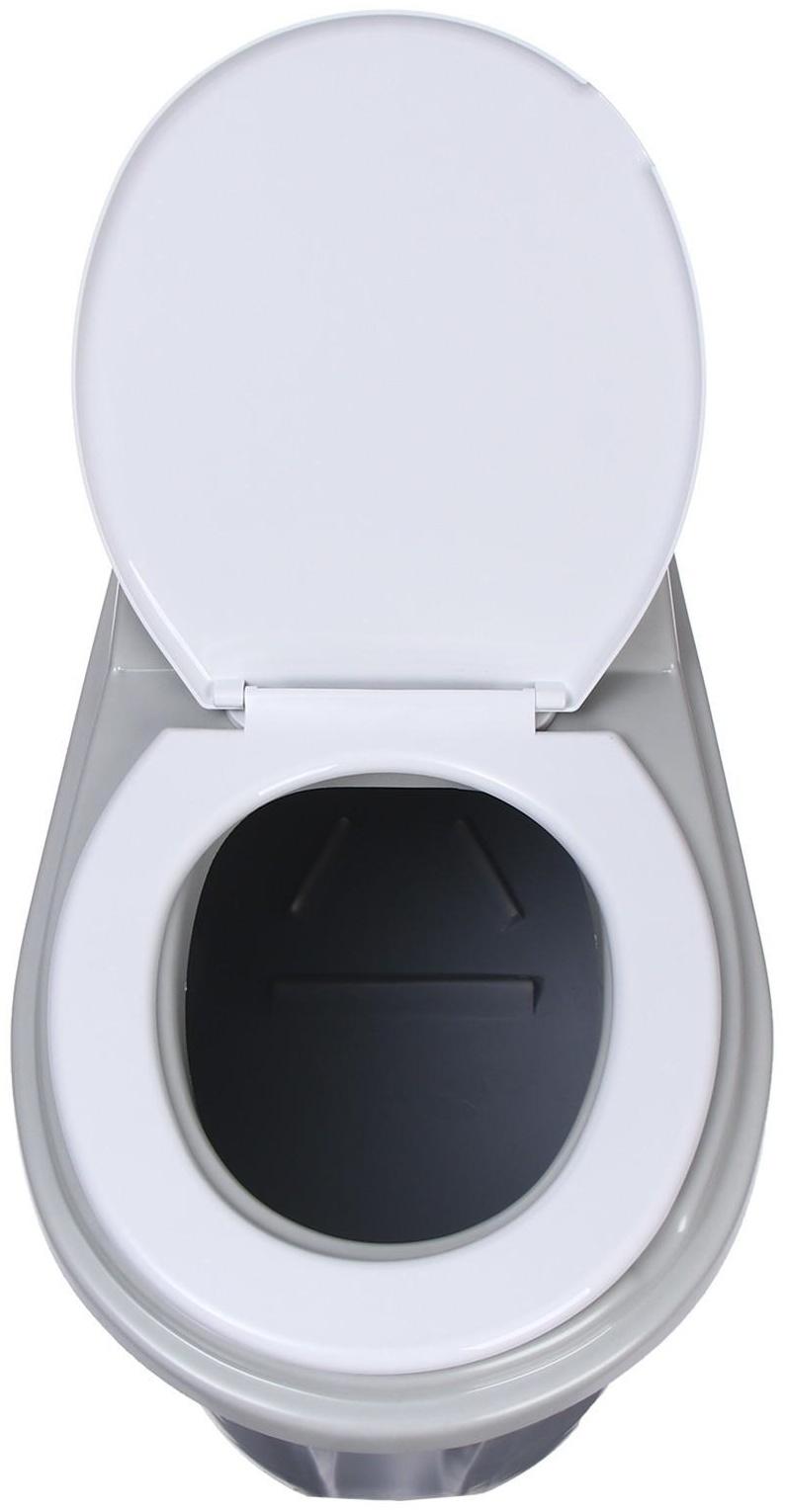 Биотуалет торфяной, 60 л, без ведра, с торфом, вентиляцией и дренажом, «Компакт М»