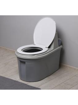 Биотуалет торфяной, 60 л, без ведра, с торфом, вентиляцией и дренажом, «Компакт М»