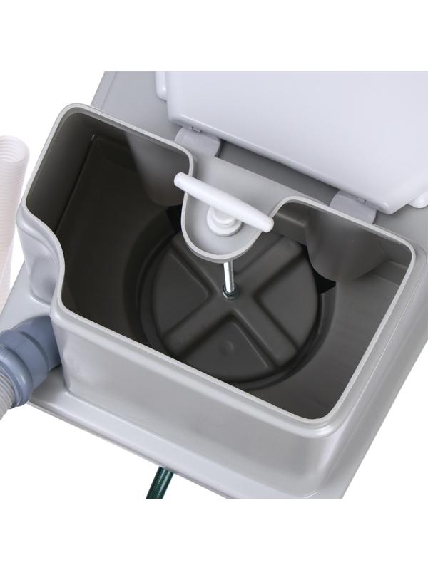 Биотуалет торфяной, 60 л, без ведра, с торфом, вентиляцией и дренажом, «Компакт М»