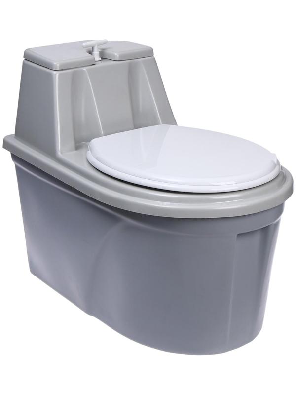 Биотуалет торфяной, 60 л, без ведра, с торфом, вентиляцией и дренажом, «Компакт М»