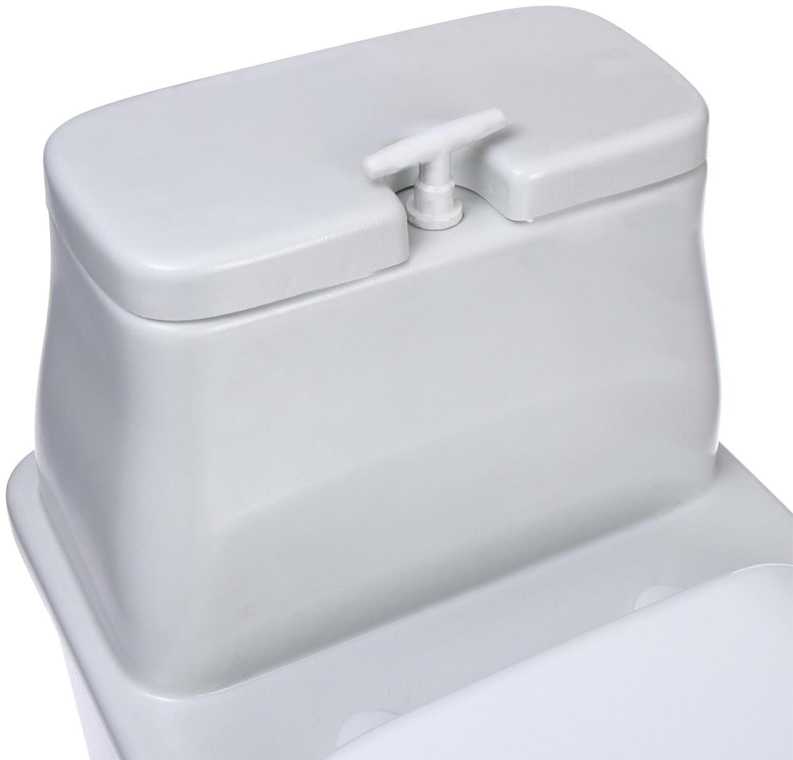 Биотуалет торфяной, 40 л, с ведром, торфом и вентиляцией, «Компакт Элит»