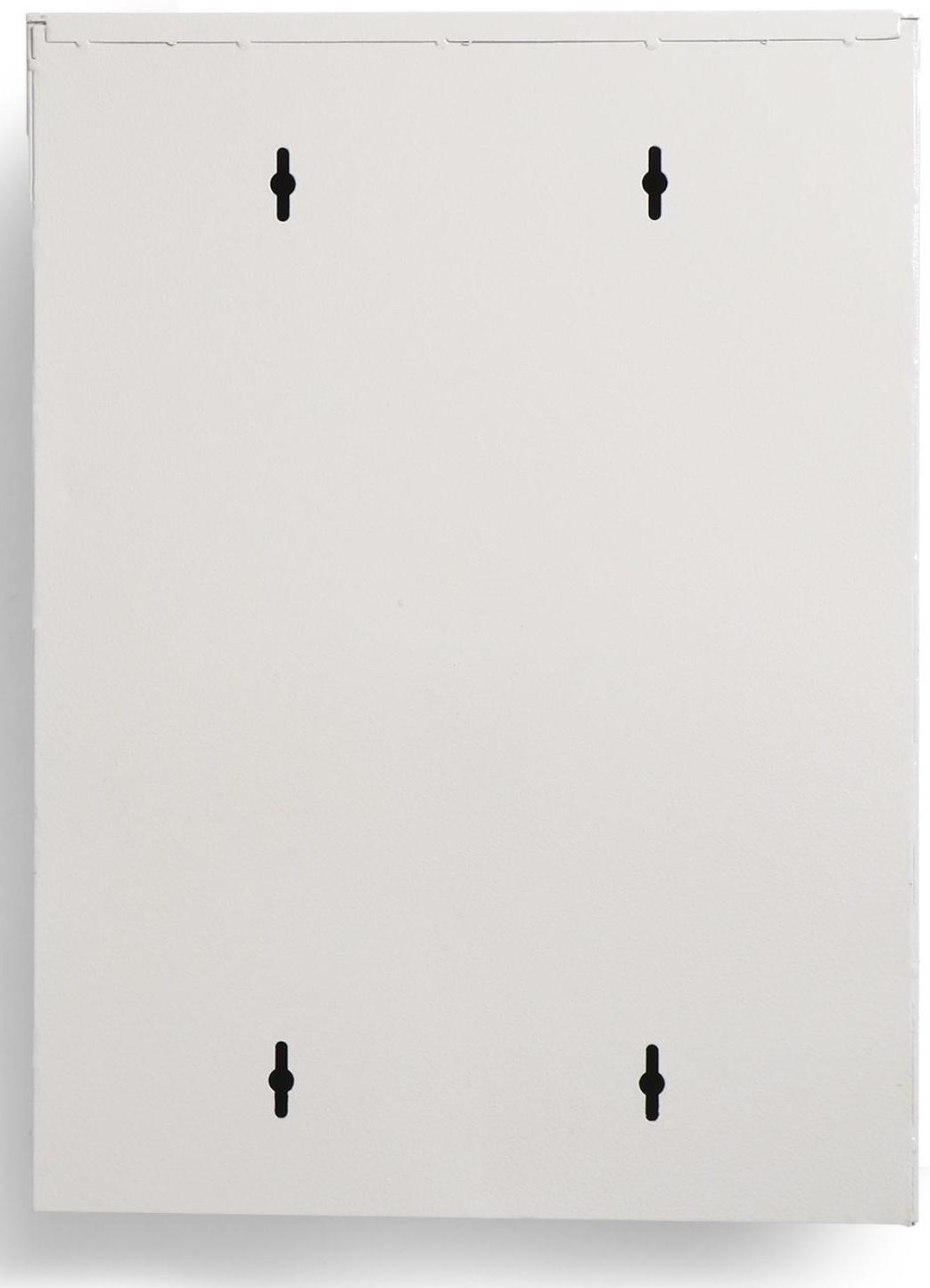 Ящик почтовый многосекционный, 3 секций, с задней стенкой, серый