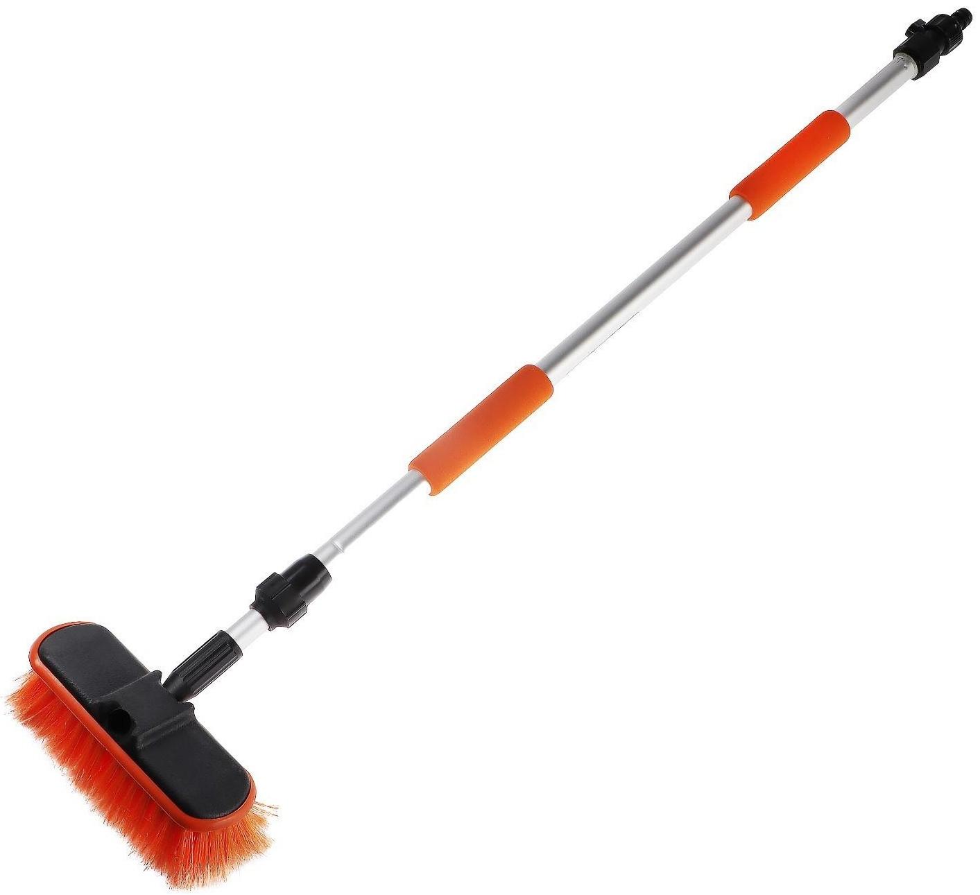 Щетка-швабра Airline, с насадкой для шланга, щеткой 20 см, телескоп до 150 см AB-H-02