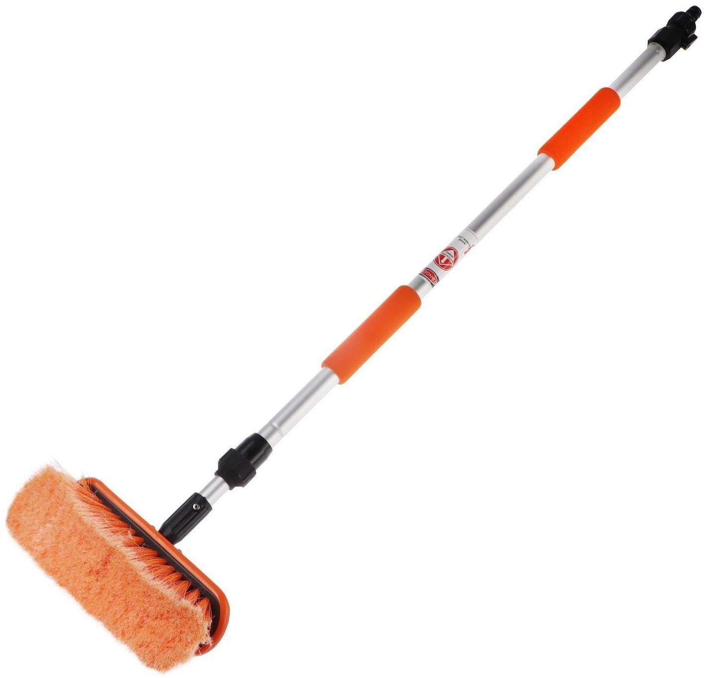 Щетка-швабра Airline, с насадкой для шланга, щеткой 20 см, телескоп до 150 см AB-H-02