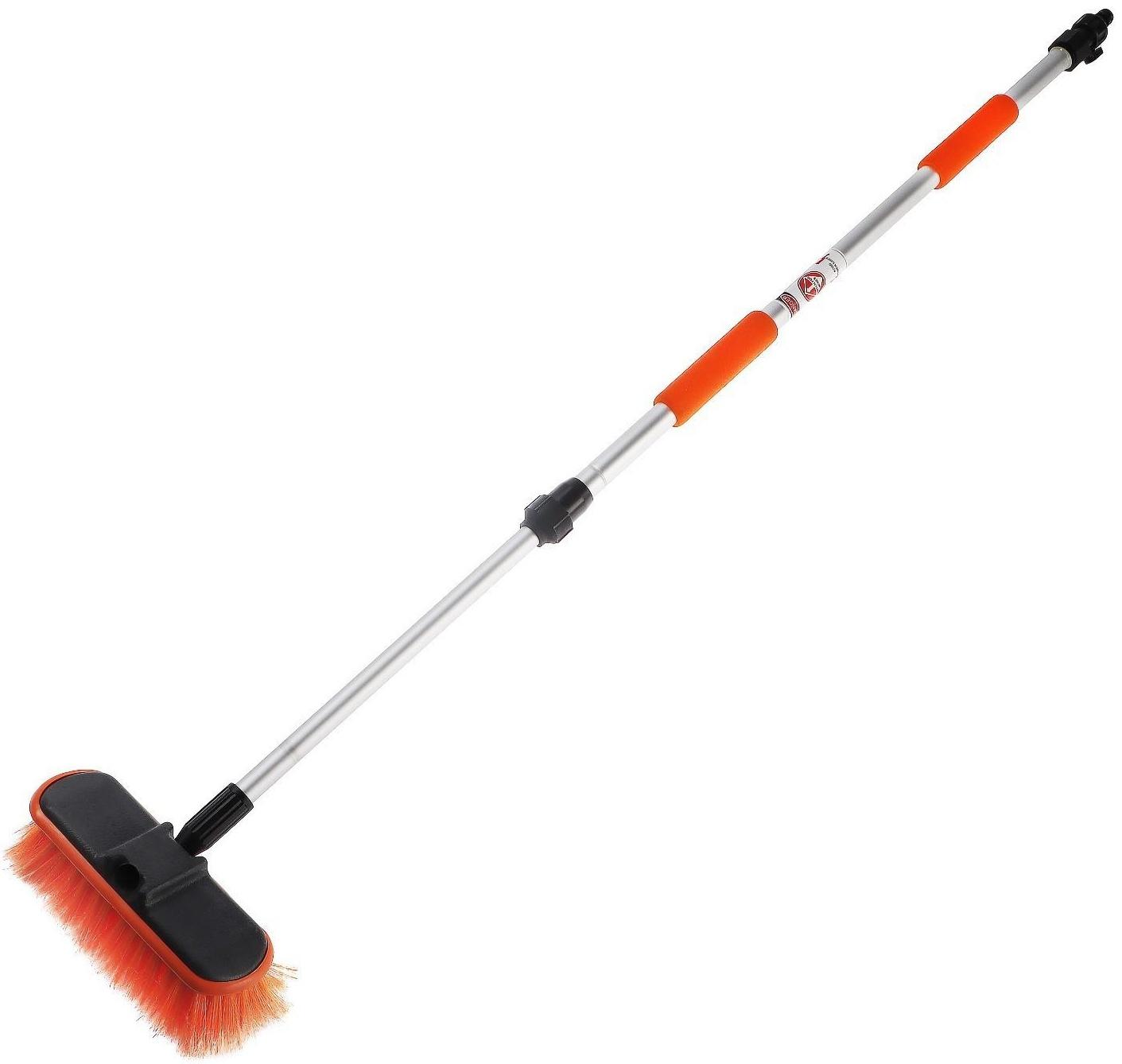 Щетка-швабра Airline, с насадкой для шланга, щеткой 20 см, телескоп до 150 см AB-H-02