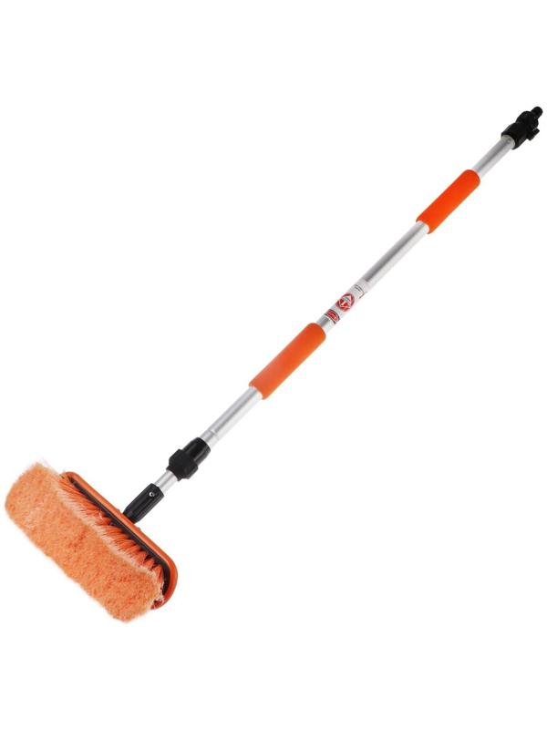 Щетка-швабра Airline, с насадкой для шланга, щеткой 20 см, телескоп до 150 см AB-H-02