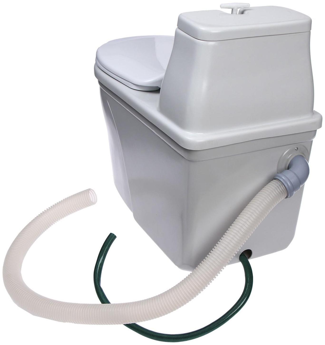 Биотуалет торфяной, 40 л, с ведром, торфом, вентиляцией и дренажом, «Компакт Элит Д»