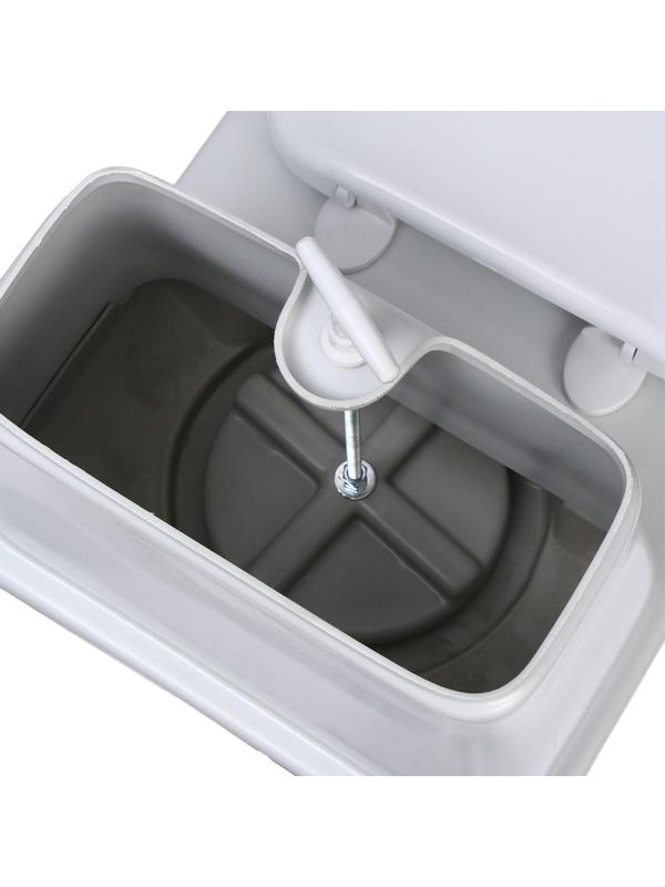 Биотуалет торфяной, 40 л, с ведром, торфом, вентиляцией и дренажом, «Компакт Элит Д»