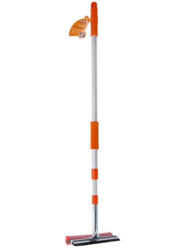 Щетка Airline для мытья стекол, с телескопической ручкой и водосгоном, 130 см